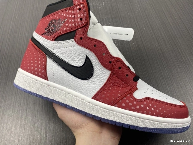 MaikeSneakers Air Origin Jordan High 1 Retro 555088-602 OG Story 0803